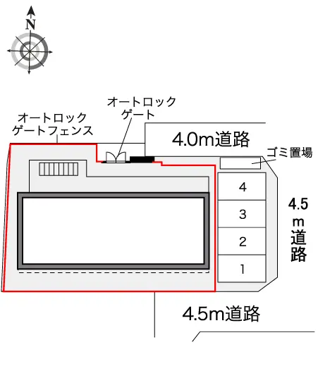 松戸市松飛台 月極駐車場